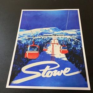 Stowe Mountain poster